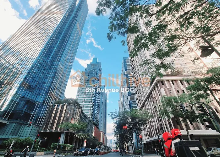 펜션 Luxury Bgc Condo, Steps To Uptown Mall #oursw31i 마닐라